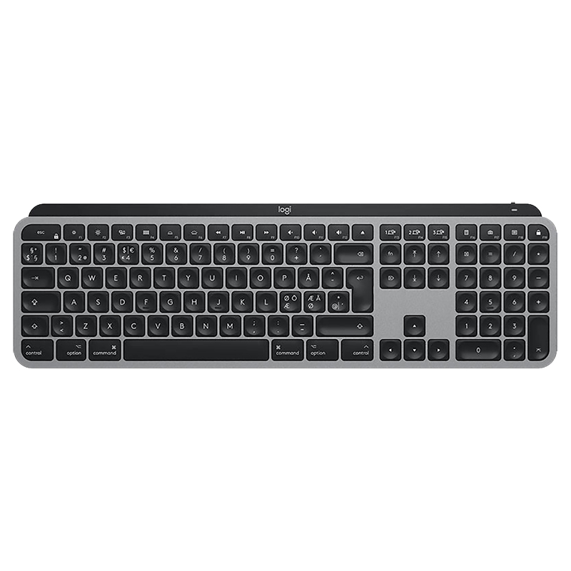 Logitech MX Keys Wireless Illuminated Keyboard for Mac - Space Grey - 6580627