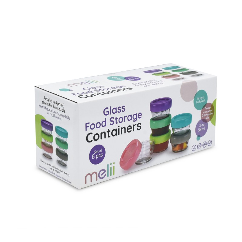 Melii Glass Food Storage Containers