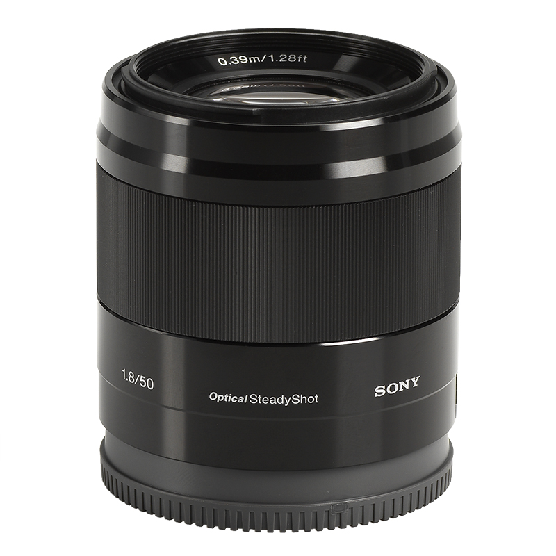 Sony E Mount DT 50mm F1.8 Lens - Black - SEL50F18B