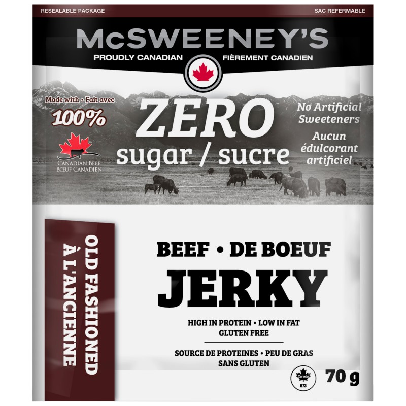 McSweeney's Zero Sugar Beef Jerky - Old Fashioned - 70g