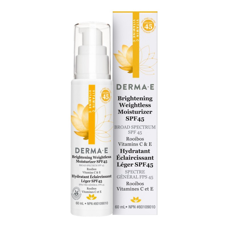 DERMA E Vitamin C Brightening Weightless Moisturizer - SPF 45 - 60ml