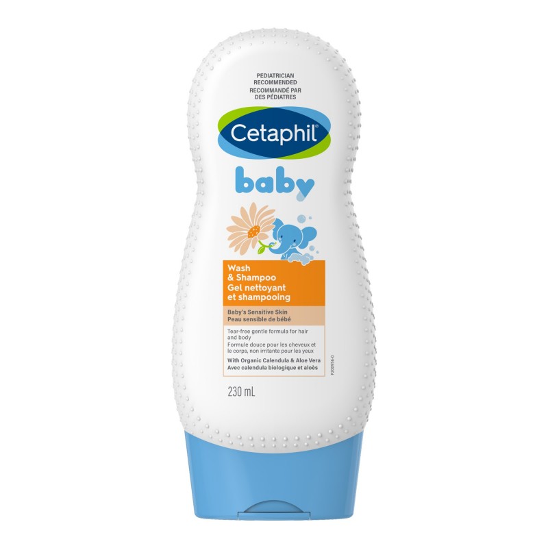 Cetaphil Baby Body Wash &amp; Shampoo with Organic Calendula - 230ml