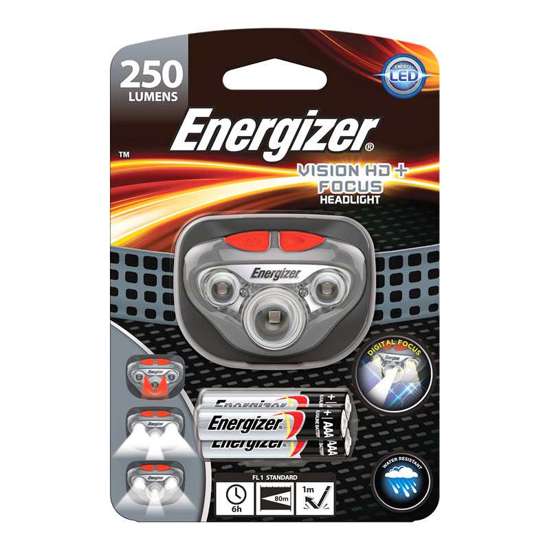 Energizer Vision HD & Focus Headlight - HDD32E/250