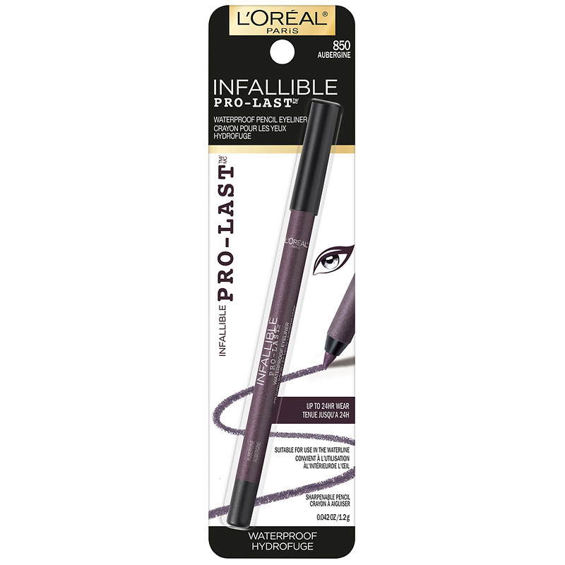 L'Oreal Infallible Pro-Last Waterproof Pencil Eyeliner - Aubergine