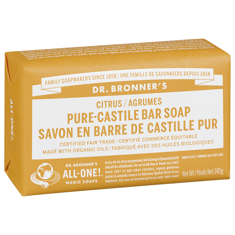 Dr. Bronner's Pure-Castile Bar Soap - Citrus - 140g