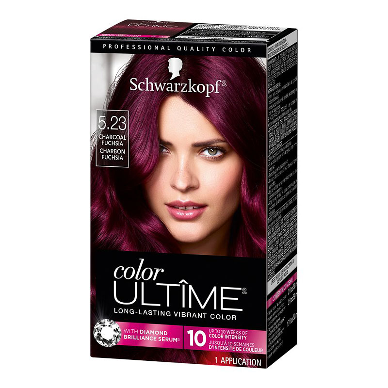 Shwarzkopf Color Ultime Permanent Hair Colour Cream - 5.23 Charcoal Fuchsia