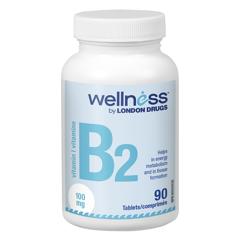 Wellness by London Drugs Vitamin B2 - 100mg - 90s