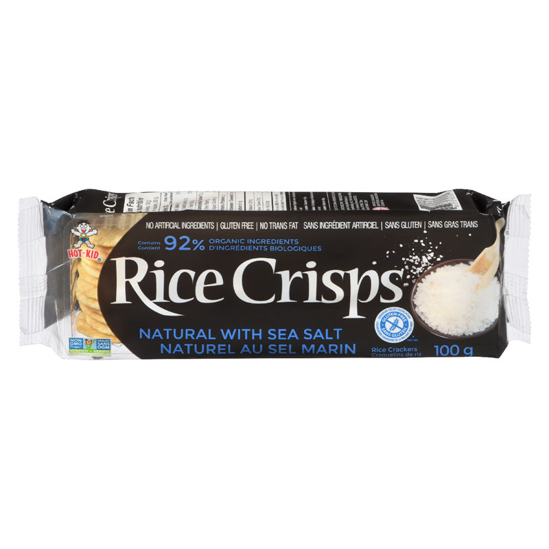 Hot-Kid Rice Crisps - Natural - 100g