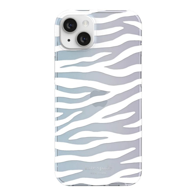 Kate Spade New York Hardshell Case for iPhone 14 Plus - White Zebra