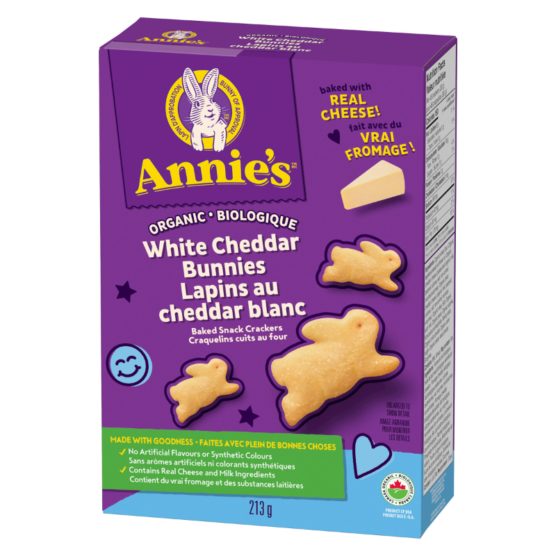 Annie's White Cheddar Bunnies - 213g