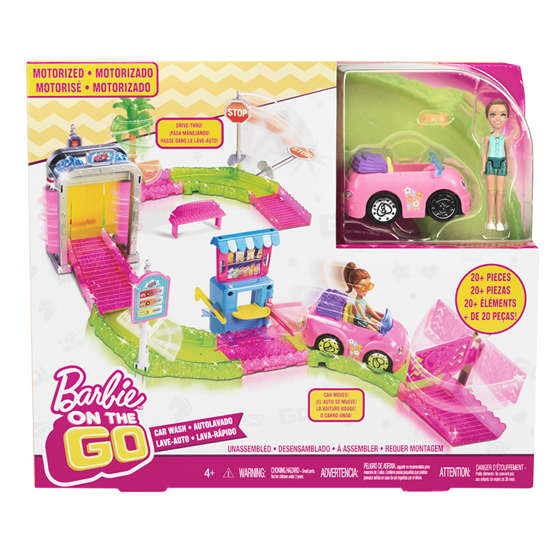 barbie play car