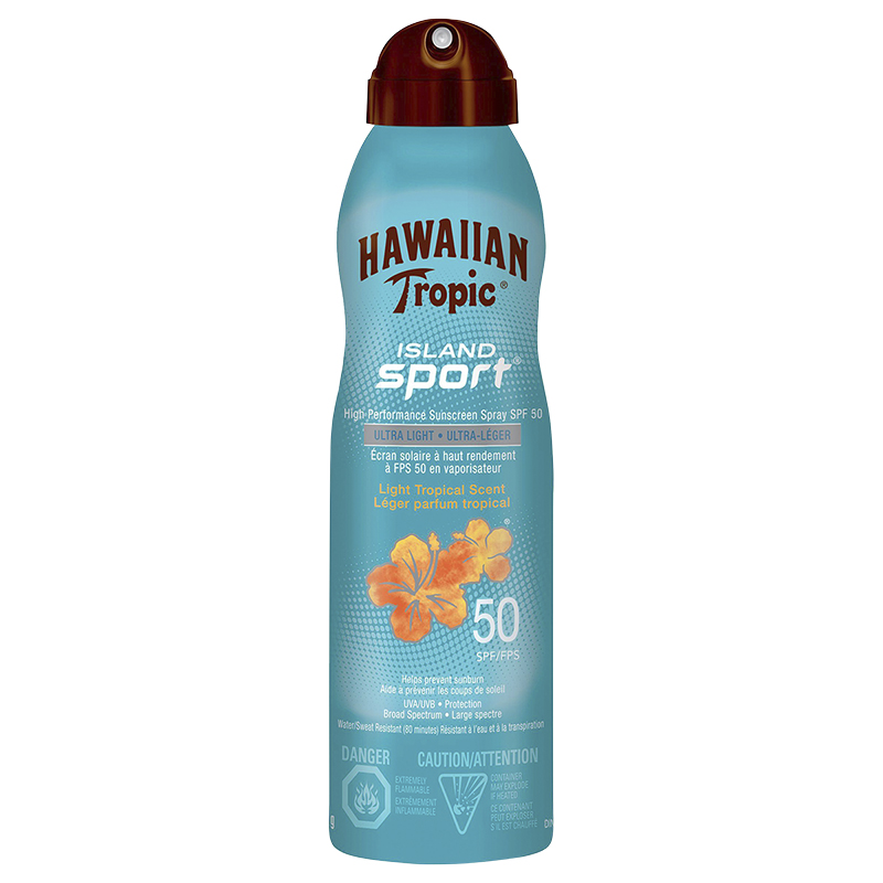 Hawaiian Tropic Island Sport Sunscreen Spray - SPF 50 - 170g
