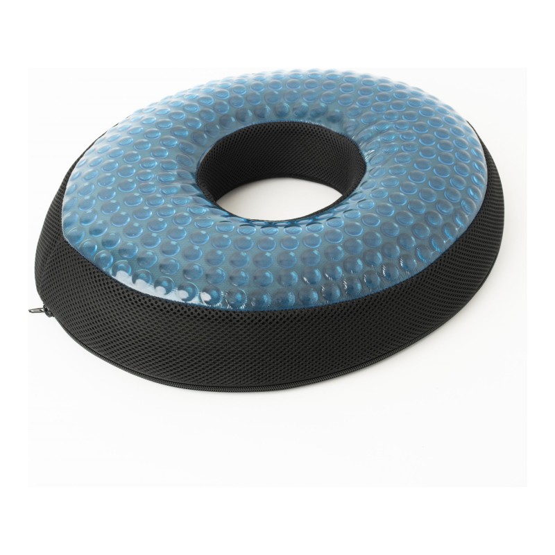 ObusForme Donut Shaped Seat Cushion - Black/Blue