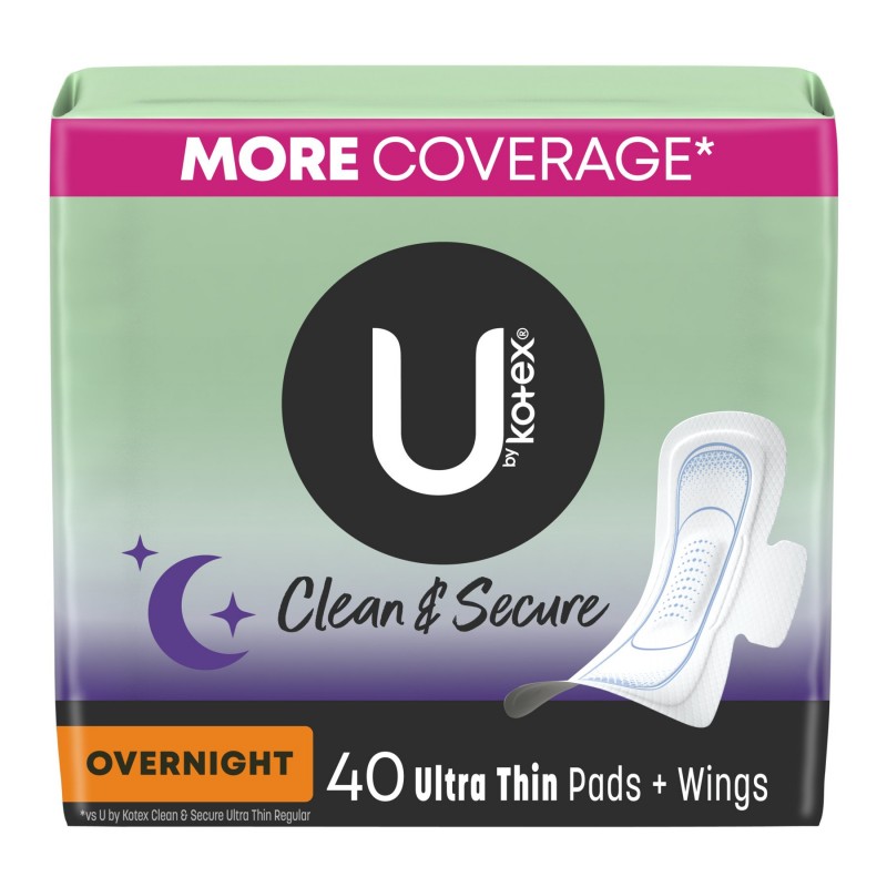 U by Kotex Clean & Secure Ultra Thin Sanitary Pad - Regular - 40's