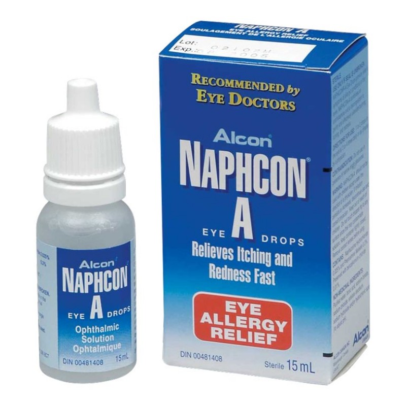 Naphcon-A Allergy Relief Eye Drops - 15ml
