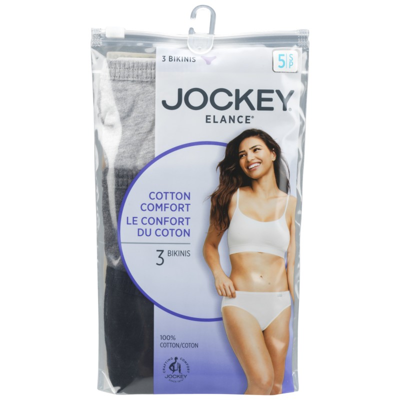 Jockey Women's Elance Bikini - 3 Pack 