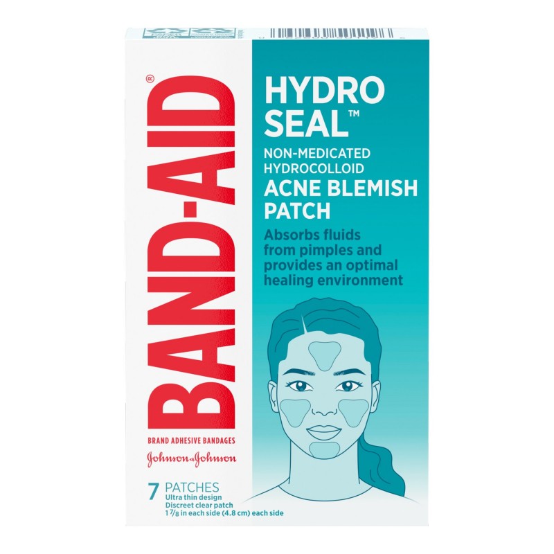 BAND-AID Hydro Seal Non-medicated Hydrocolloid Acne Blemish Patch - 7's