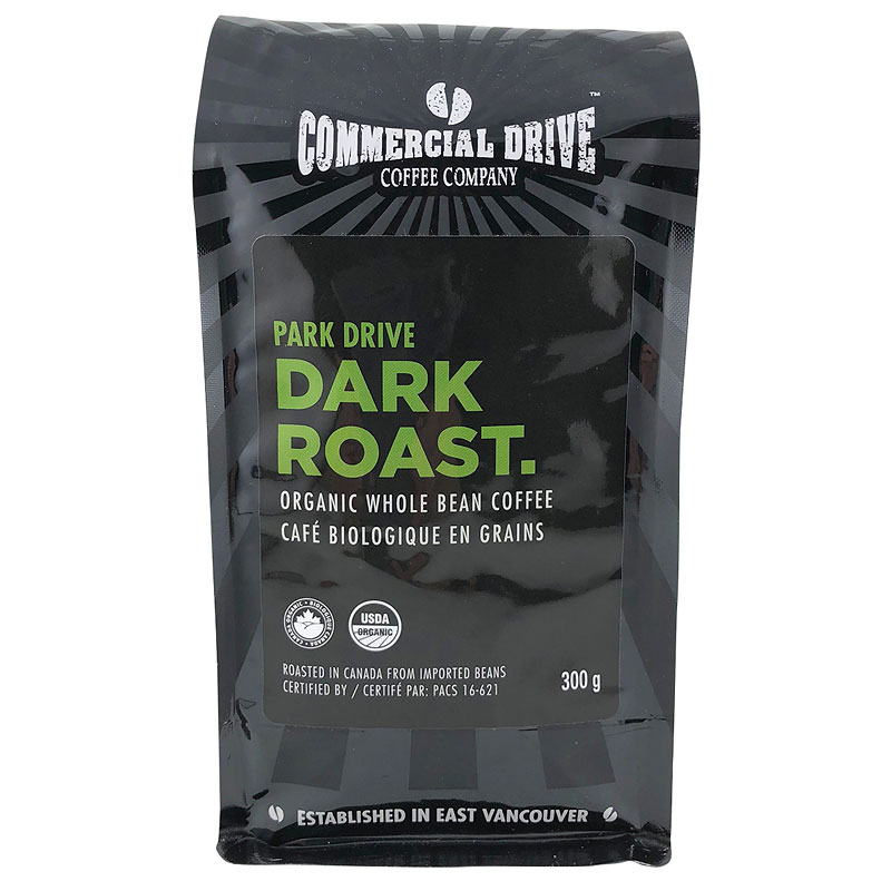 Commercial Drive Coffee - Park Drive Dark Roast - Whole Bean - 300g