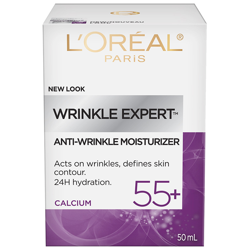 L'Oreal Wrinkle Expert Anti-Wrinkle Moisturizer - 55+ Calcium - 50ml
