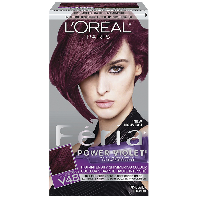 L Oreal Feria Hair Colour V48 Intense Medium Violet