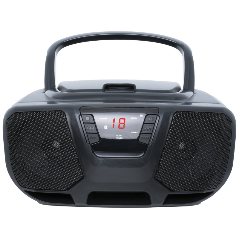 Proscan CD Boombox with FM Radio - PRCD280BT-B