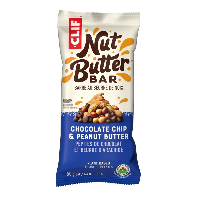 Clif Nut Butter Bar - Chocolate Chip & Peanut Butter - 50g