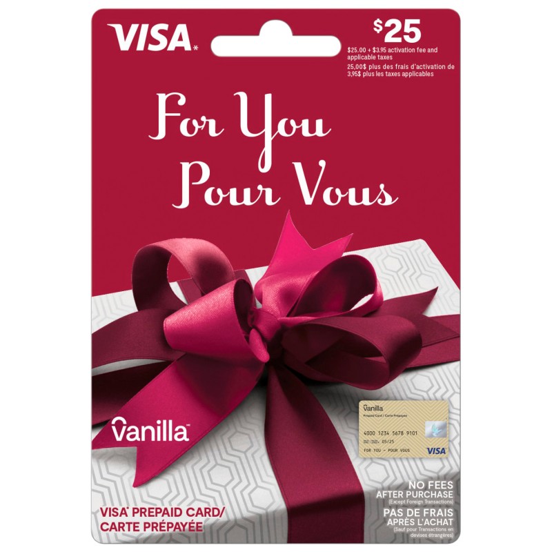 $25 Vanilla Prepaid Card Up for Grabs in LCB Shop!