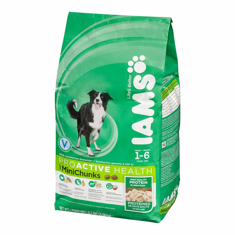 IAMS ProActive Health Adult MiniChunks Dry Dog Food - 3.18kg