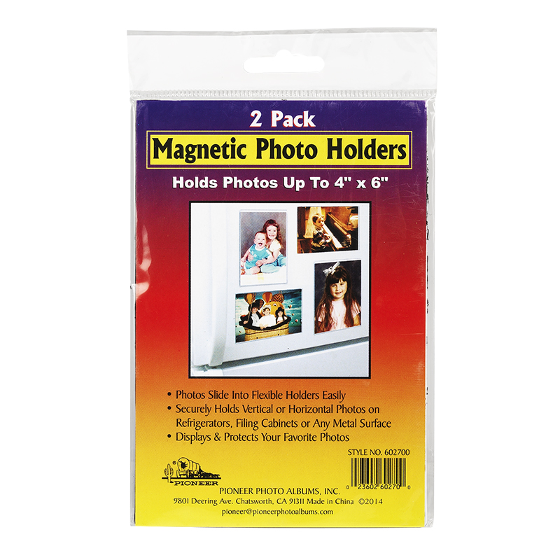 Pioneer Magnetic 4x6in Photo Holder - 2pack - 4x6in