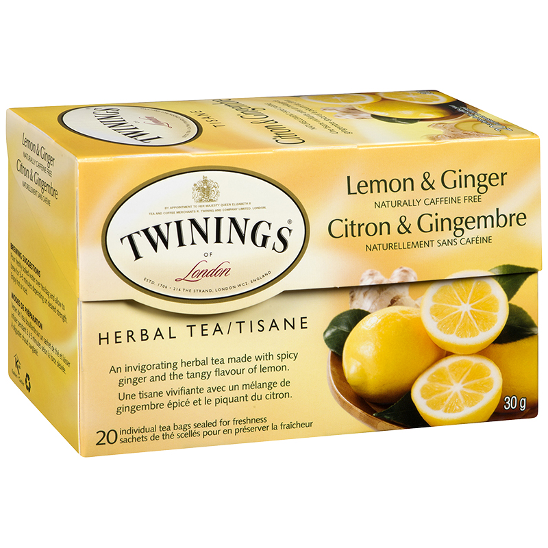 Twinings Herbal Tea - Lemon & Ginger - 20s