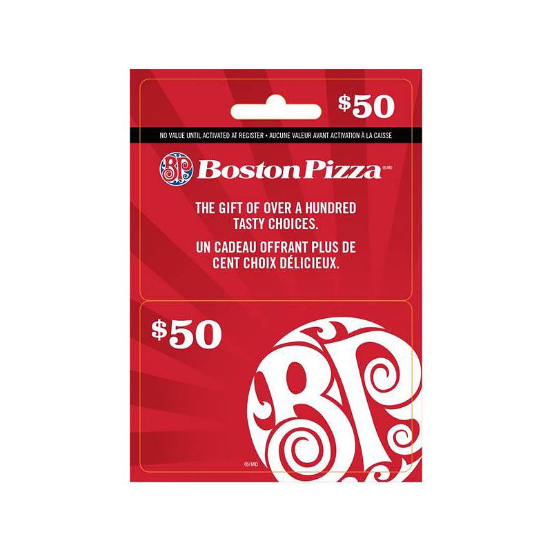 Boston Pizza Gift Card - $50