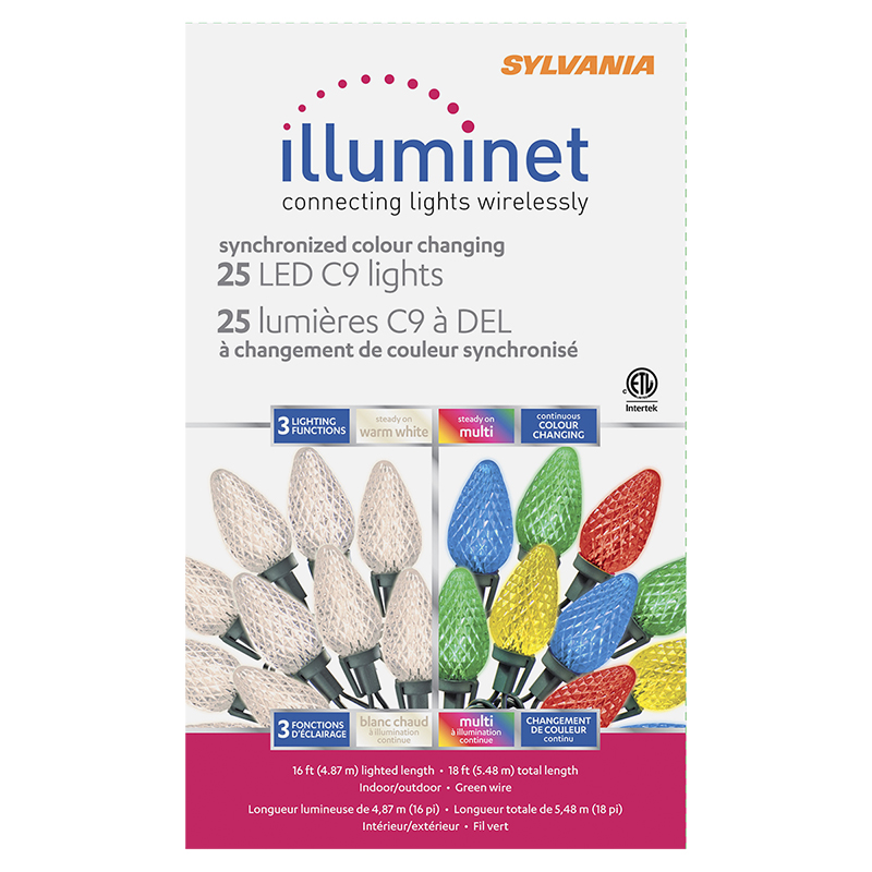 Sylvania Illuminet LED Indoor Outdoor Facet Lights C91 London Drugs