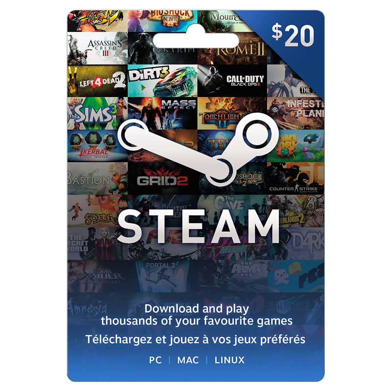 Valve Steam FastCard - $20