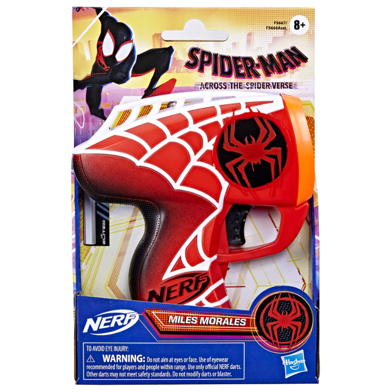 Nerf Spiderman Microshots Solar Blaster - Assorted