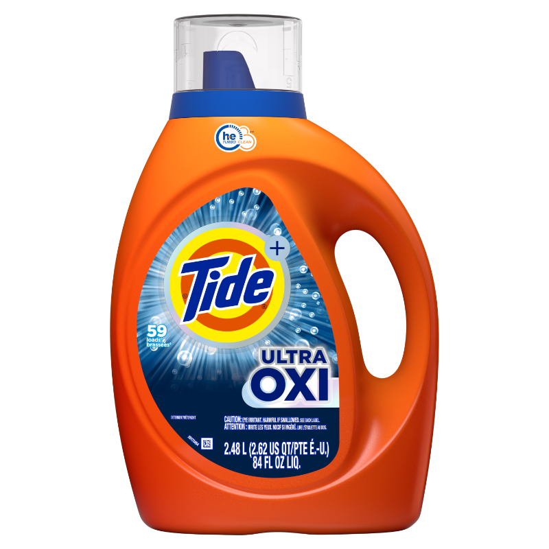 Tide Liquid Laundry Detergent - Ultra Oxi - 2.72L