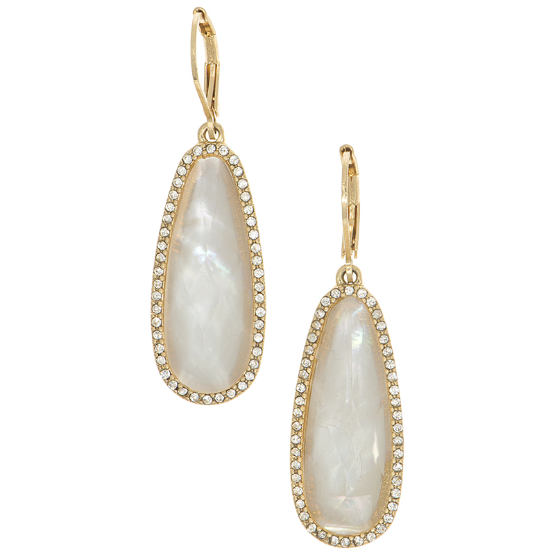 Lonna & Lilly Stone Drop Earrings - Gold