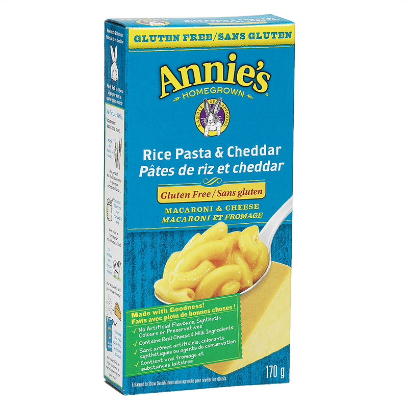 Annie's Rice Pasta & Cheddar - Gluten Free - 170g