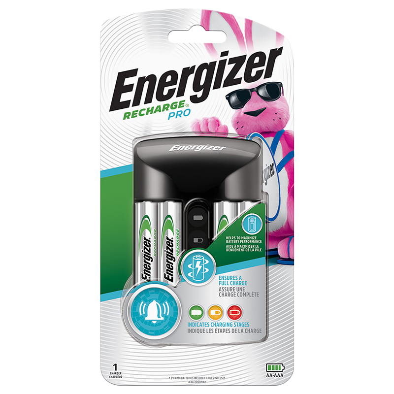 Energizer NiMH Pro Charger with 4AA - CHPROWB4