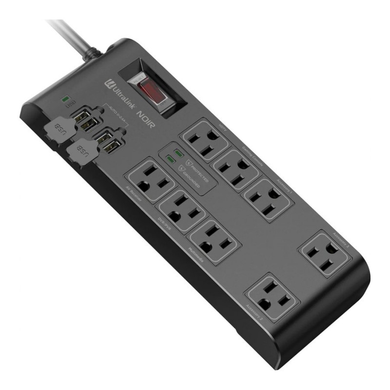 UltraLink Outlet Power Plug - Black