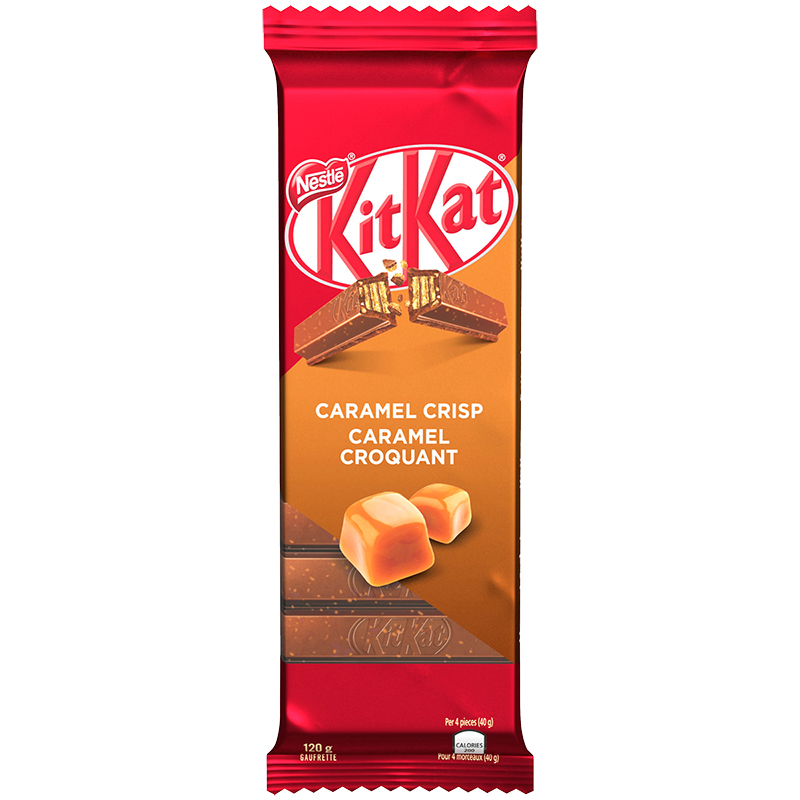 NESTLE KitKat Caramel Crisp Wafer Bar- 120g
