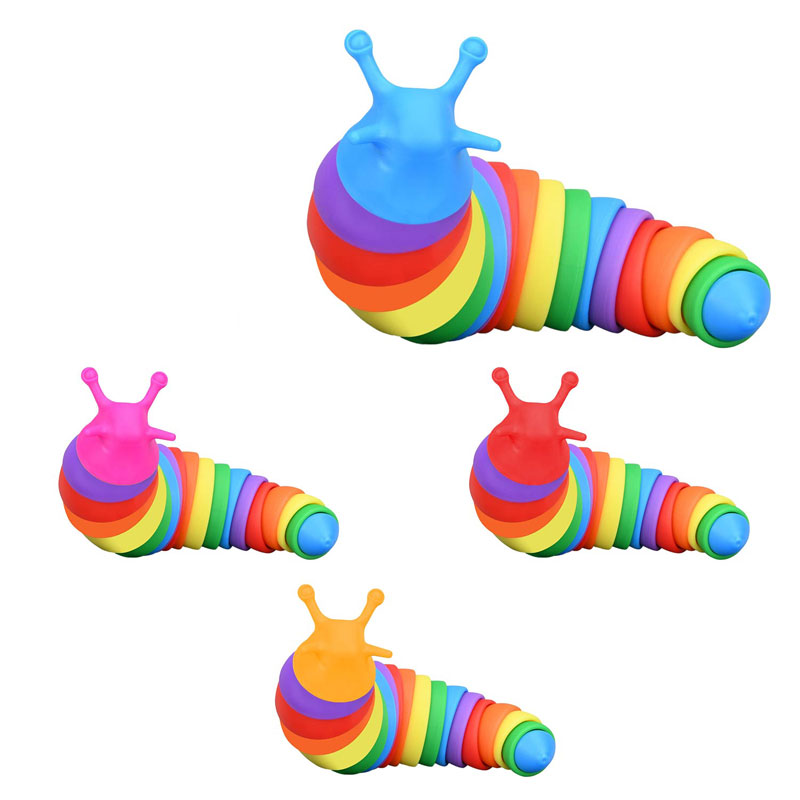 Slug Fidget Toy - Multicolor