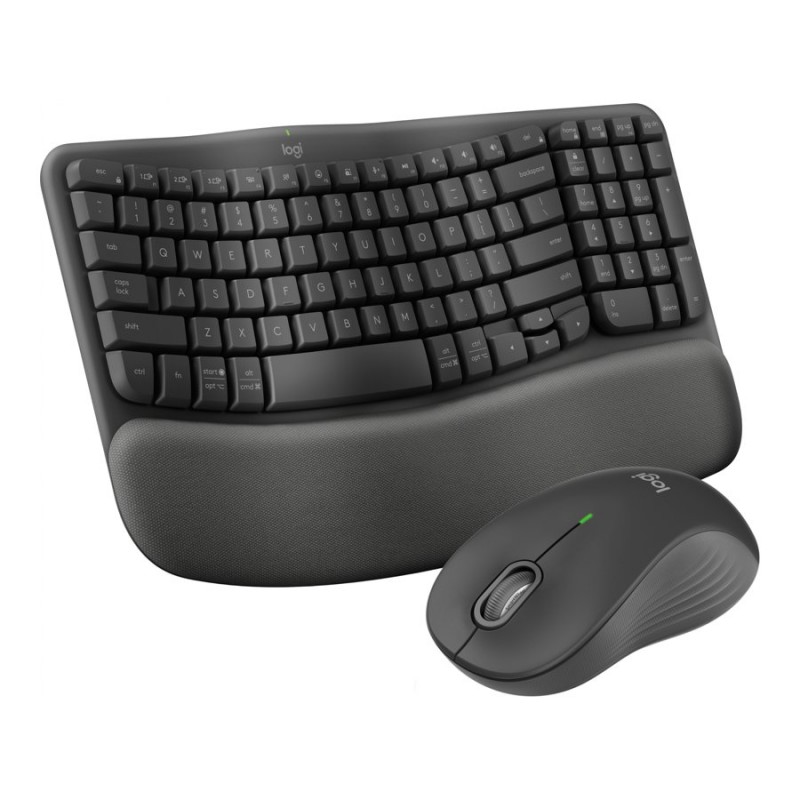 Logitech Wave Keys MK670 Combo Keyboard and Mouse - Graphite - 920-012059