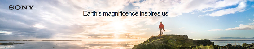 Sony. Earth's magnificence inspires us.