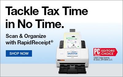 Tackle Tax Time in No Time. Scan & Organize with RapidReceipt