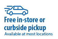 Free in-store or curbside pickup